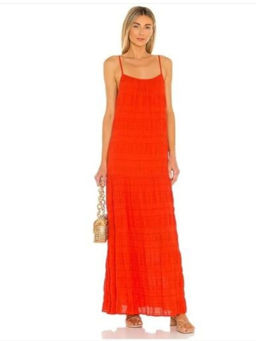 Steve Madden BB Dakota Orange Red Medium Like New